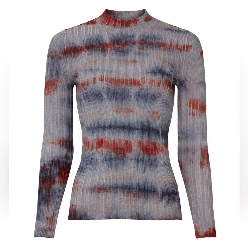 🪡 Ply-Knits Printed Fukase Sweater, Sz XS